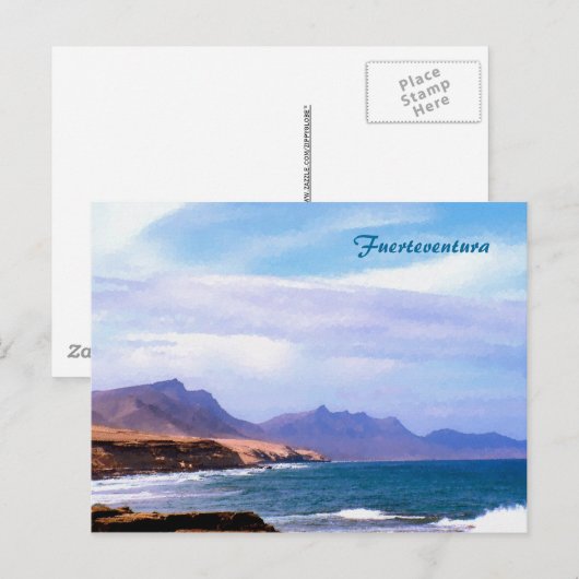 Fürteventura Postkarte (Vorne/Hinten)