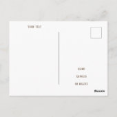 Fürteventura Spanien Ferien Retro Postkarte (Rückseite)