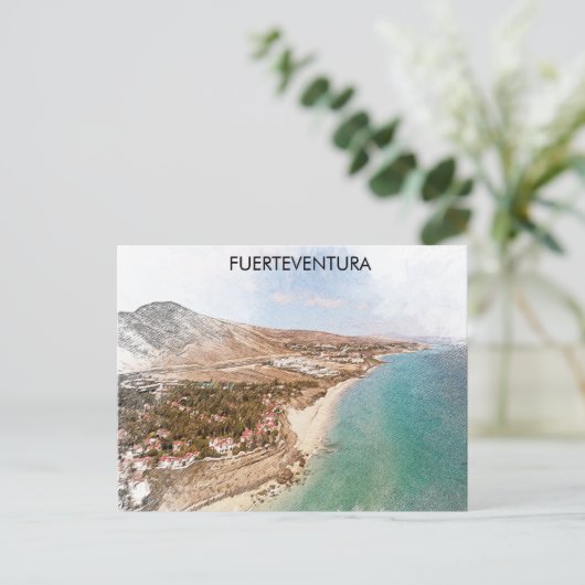 Fürteventura Spanien Kanarische Inseln Postkarte (Stehend Vorderseite)