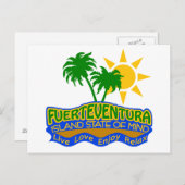 Fürteventura Staat der Postkarte (Vorne/Hinten)