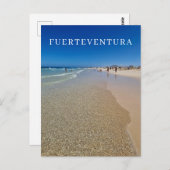 Fürteventura Strandblick Postkarte (Vorne/Hinten)