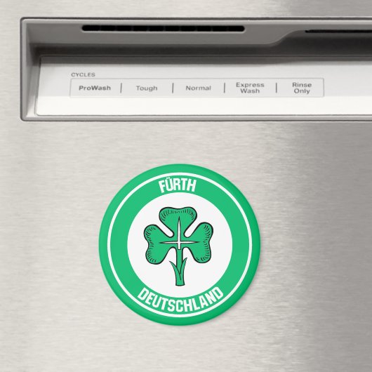 Fürth Round Emblem Magnet (In Situ (Geschirrspüler))