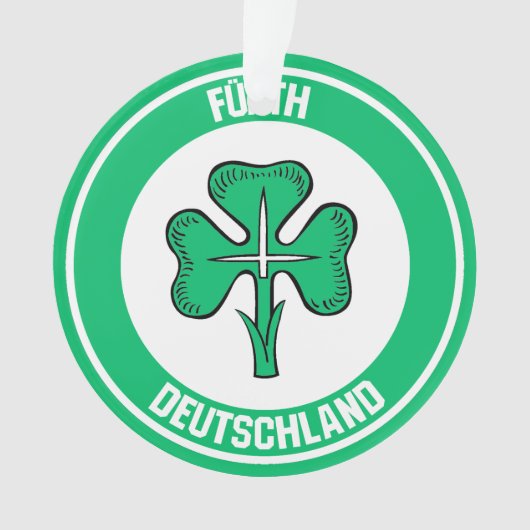 Fürth Round Emblem Ornament (Vorderseite)