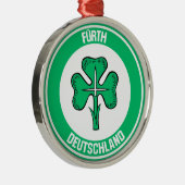 Fürth Round Emblem Ornament Aus Metall (Rechts)