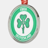 Fürth Round Emblem Ornament Aus Metall (Links)