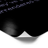 Further Encounters  Poster (Ecke)