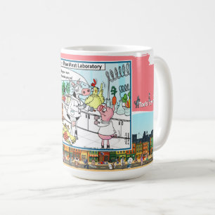 Further Than Meat Satirischer Humor Klassiker Kaffeetasse