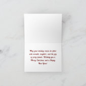 Furtive Grüße: Bernese Mountain Dog Weihnachten (Innenseite)