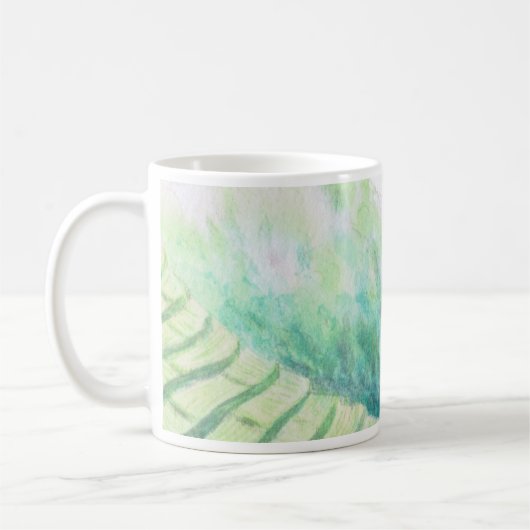 "Furusato" Zuhause Japanische Berge Kaffeetasse (Links)