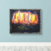 Fury Fires Leinwanddruck (Insitu (Holzboden))