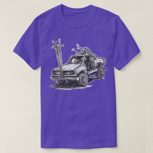 Fury Road Monaro T-Shirt (Design vorne)