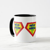 Furz - auf Super-Vater Tasse (Vorderseite Links)