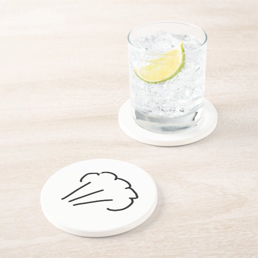 Furz Cloud Getränkeuntersetzer (Seite)