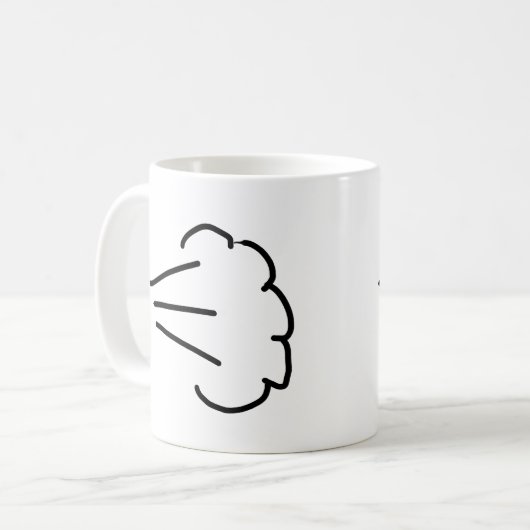 Furz Cloud Kaffeetasse (Vorderseite Links)