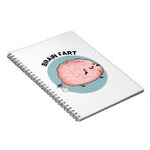 Furz des Gehirns Funny Anatomy Pun Notizblock (Rechte Seite)