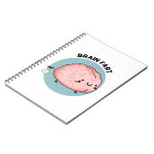 Furz des Gehirns Funny Anatomy Pun Notizblock (Linke Seite)