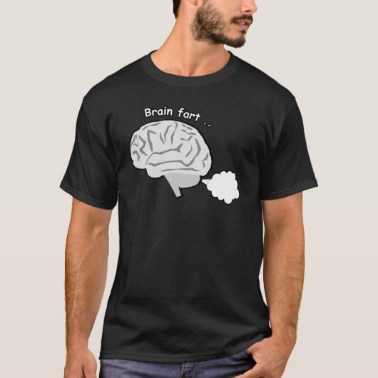 Furz des Gehirns - Funny T-Shirt (Vorderseite)