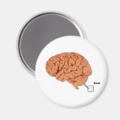 Furz des Gehirns Magnet (Vorderseite/Rückseite)