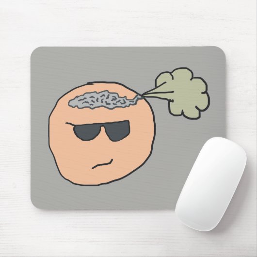 Furz des Gehirns Mousepad (Mit Mouse)