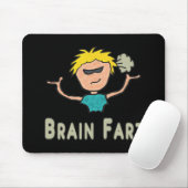 Furz des Gehirns Mousepad (Mit Mouse)