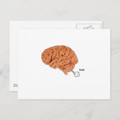 Furz des Gehirns Postkarte (Vorne/Hinten)