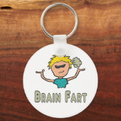 Furz des Gehirns Schlüsselanhänger (Vorderseite)