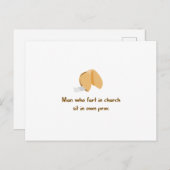 Furz Feiertagspostkarte (Vorne/Hinten)