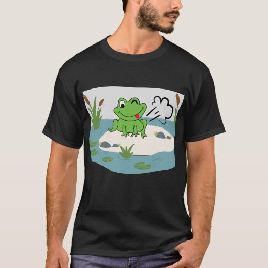 Furz/Froschmonster T Shirt (Vorderseite)