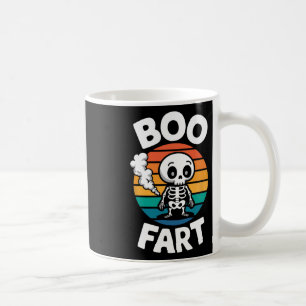 Furz Funny Farnskelett zu Halloween Kaffeetasse