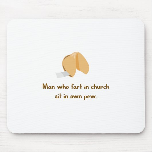 Furz in der Kirche Mousepad (Vorne)