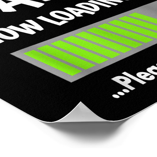 Furz jetzt warnen Bitte zurückhalten Poster (Ecke)