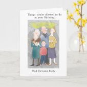 Furz Karte (Gelbe Blume)