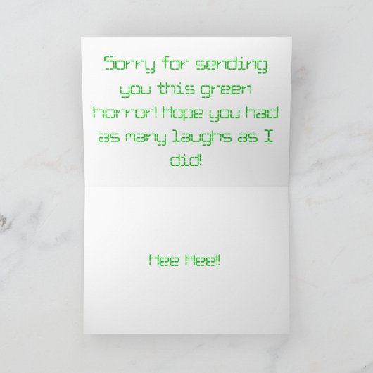 Furz Karte (Innenseite)