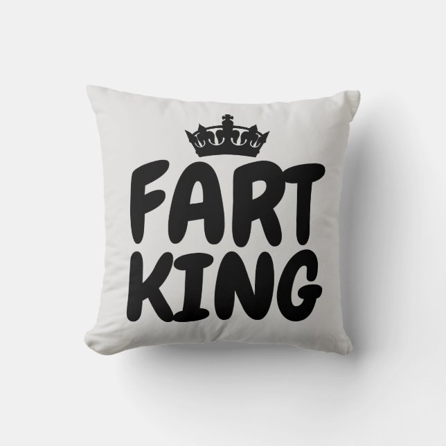 FURZ KING FUNNY PILLOWS KISSEN (Vorderseite)