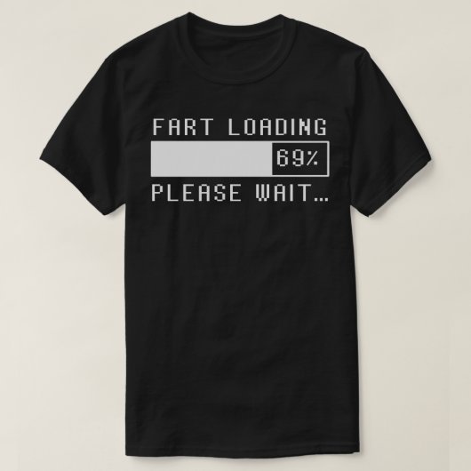 Furz Laden bitte warten T-Shirt (Design vorne)