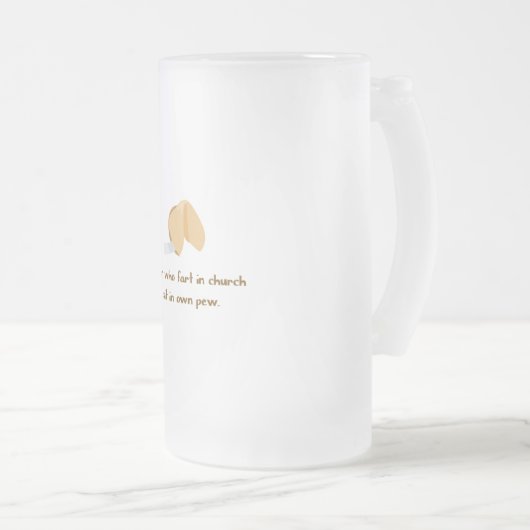 Furz Mattglas Bierglas (VorderseiteRechts)