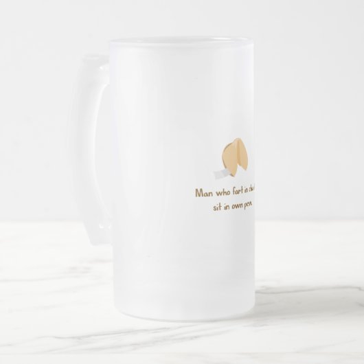 Furz Mattglas Bierglas (Vorderseite Links)