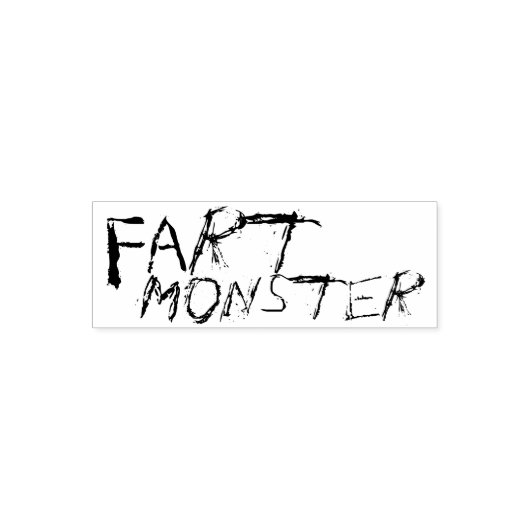 Furz Monster Permastempel (Design)