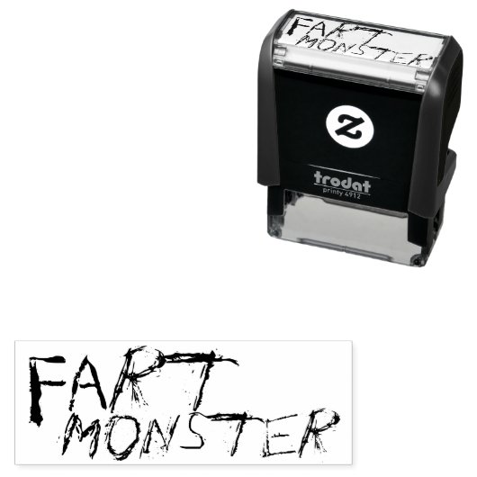 Furz Monster Permastempel (Beispiel)