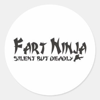 FURZ NINJA RUNDER AUFKLEBER