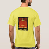 Furz Ninja stille, aber tödliche lustige Spaß Witz T-Shirt (Rückseite)