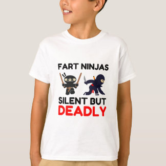 Furz Ninjas still, aber tödlich T-Shirt