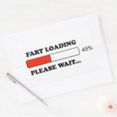 Furz Rechteckiger Aufkleber (Umschlag)