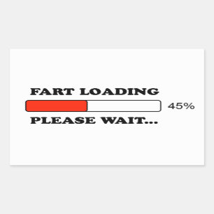 Furz Rechteckiger Aufkleber