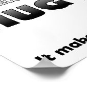 Furz, wenn Leute mich lustiges Poster umarmen (Ecke)