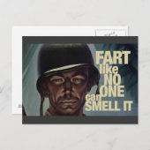 Furz, wie es niemand riechen kann postkarte (Vorne/Hinten)