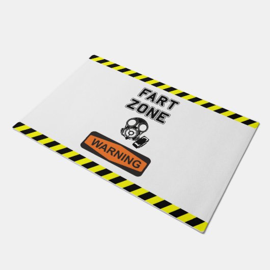 Furz Zone Tor Mat Fußmatte (Schrägansicht)