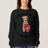 Furzen heilen Klingen Lakeland Terrier Va Sweatshirt (Vorderseite)