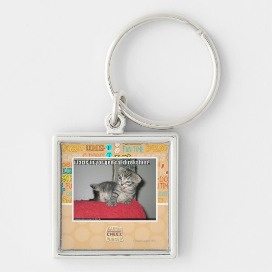 Furzen I in yor gen'ral direkshun Schlüsselanhänger (Vorne)