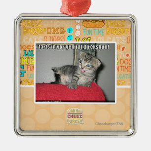 Furzen I in yor gen'ral direkshun Silbernes Ornament